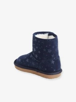 Bottes Fourrées Bébé Fille Bleu Marine - Vertbaudet -Pampero Boutique bottes fourrees bebe fille 2