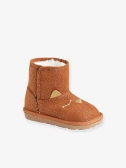 Bottes Fourrées Bébé Fille Bleu Marine - Vertbaudet -Pampero Boutique bottes fourrees bebe fille 5