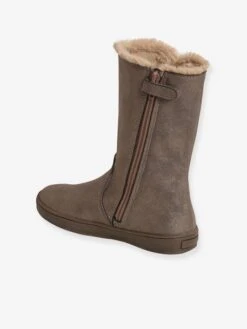 Bottes Fourrées Fille Taupe Irisé - Vertbaudet -Pampero Boutique bottes fourrees fille 8