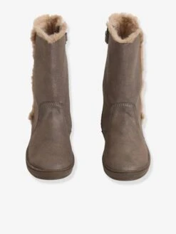 Bottes Fourrées Fille Taupe Irisé - Vertbaudet -Pampero Boutique bottes fourrees fille 9