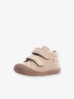 Bottillons Bébé Fille Cocoon-VL Suede NATURINO® 1ers Pas Or Glitter - Naturino