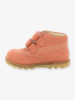 Bottillons Cuir Bébé Fille Nonomatic KICKERS® Rose Antique - Kickers -Pampero Boutique bottillons cuir bebe fille nonomatic kickers 2