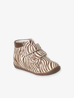 Bottillons Cuir Bébé Fille Premiers Pas Blanc Zebre - Vertbaudet -Pampero Boutique bottillons cuir bebe fille premiers pas 2