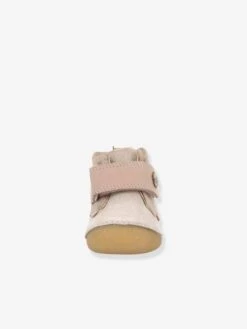 Bottillons Cuir Bébé Fille Sabio KICKERS® 1ers Pas Rose Métal - Kickers -Pampero Boutique bottillons cuir bebe fille sabio kickers 1ers pas 3