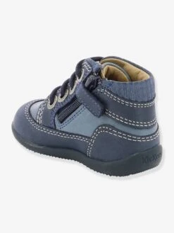 Bottillons Cuir Bébé Garçon Biboy KICKERS® Marine - Kickers -Pampero Boutique bottillons cuir bebe garcon biboy kickers 3