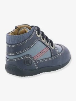 Bottillons Cuir Bébé Garçon Biboy KICKERS® Marine - Kickers -Pampero Boutique bottillons cuir bebe garcon biboy kickers 4