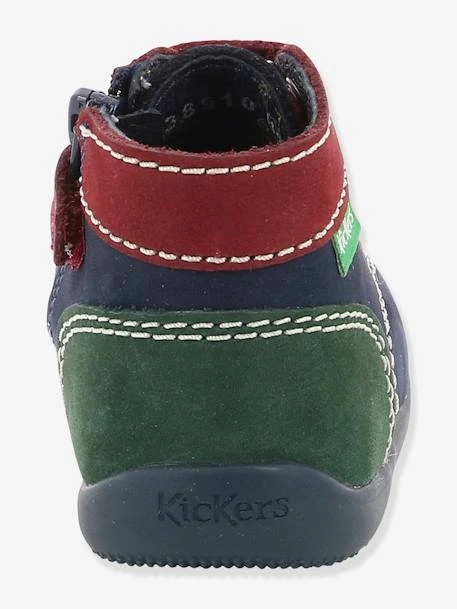 Bottillons Cuir Bébé Garçon Bonzip KICKERS® 1ers Pas Marine - Kickers 6 Bottillons Cuir Bébé Garçon Bonzip KICKERS® 1ers Pas Marine - Kickers – Image 4