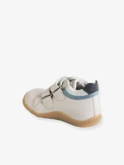 Bottillons Cuir Bébé Garçon Premiers Pas Gris Clair - Vertbaudet -Pampero Boutique bottillons cuir bebe garcon premiers pas 3