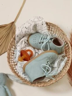 Bottillons Cuir Bébé Mixte Premiers Pas Sauge - Vertbaudet 9 Bottillons Cuir Bébé Mixte Premiers Pas Sauge - Vertbaudet -Pampero Boutique bottillons cuir bebe mixte premiers pas 1