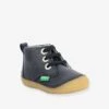 Bottillons Cuir Bébé Mixte Soniza KICKERS® 1ers Pas Marine - Kickers