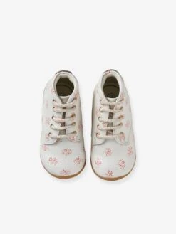 Bottillons Cuir Bébé Premiers Pas écru - Vertbaudet -Pampero Boutique bottillons cuir bebe premiers pas 3