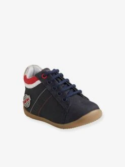 Bottillons Cuir Fantaisie Bébé Garçon Premiers Pas Bleu Marine - Vertbaudet -Pampero Boutique bottillons cuir fantaisie bebe garcon premiers pas 2
