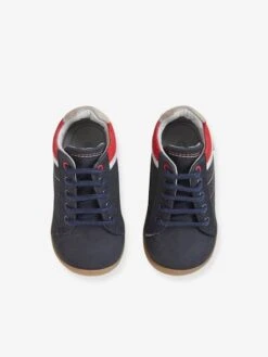 Bottillons Cuir Fantaisie Bébé Garçon Premiers Pas Bleu Marine - Vertbaudet -Pampero Boutique bottillons cuir fantaisie bebe garcon premiers pas 5