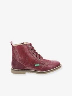 Bottillons Cuir Fille Tyrol KICKERS® Bordeaux - Kickers -Pampero Boutique bottillons cuir fille tyrol kickers 2