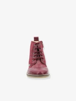 Bottillons Cuir Fille Tyrol KICKERS® Bordeaux - Kickers -Pampero Boutique bottillons cuir fille tyrol kickers 5