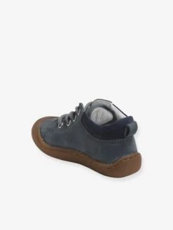 Bottillons Cuir Souple Bébé Garçon 4 Pattes Bleu Pétrole - Vertbaudet -Pampero Boutique bottillons cuir souple bebe garcon 4 pattes 3