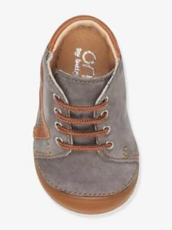 Bottillons Lacés Cuir Bébé Garçon B1 Babybotte® Gris - Babybotte -Pampero Boutique bottillons laces cuir bebe garcon b1 babybotte 2