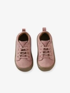Bottillons Lacés Cuir Souple Bébé 4 Pattes Rose - Vertbaudet -Pampero Boutique bottillons laces cuir souple bebe 4 pattes 3