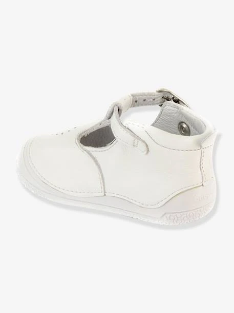 Bottillons Salomés Cuir Bébé Fille Zia Babybotte® Blanc - Babybotte 4 Bottillons Salomés Cuir Bébé Fille Zia Babybotte® Blanc - Babybotte – Image 2