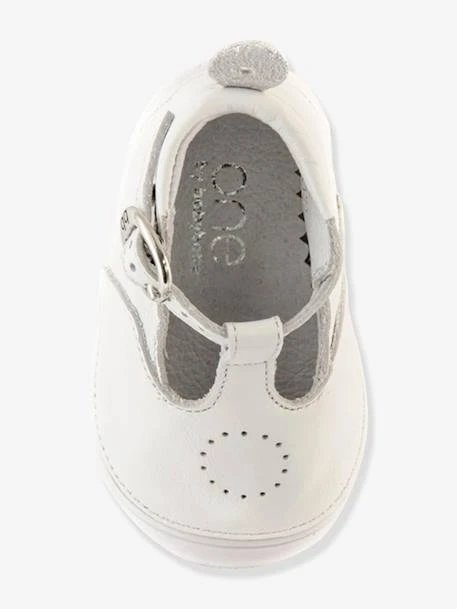Bottillons Salomés Cuir Bébé Fille Zia Babybotte® Blanc - Babybotte 6 Bottillons Salomés Cuir Bébé Fille Zia Babybotte® Blanc - Babybotte – Image 4