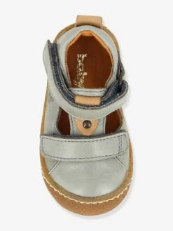 Bottillons Salomés Cuir Bébé Garçon Sebastien Babybotte® Gris - Babybotte -Pampero Boutique bottillons salomes cuir bebe garcon sebastien babybotte 2