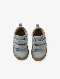 Bottillons Scratchés Cuir Souple Bébé 4 Pattes Vert Sauge - Vertbaudet -Pampero Boutique bottillons scratches cuir souple bebe 4 pattes 5