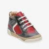 Bottillons Sneakers Cuir Bébé Garçon Atchoum Babybotte® Rouge - Babybotte -Pampero Boutique bottillons sneakers cuir bebe garcon atchoum babybotte