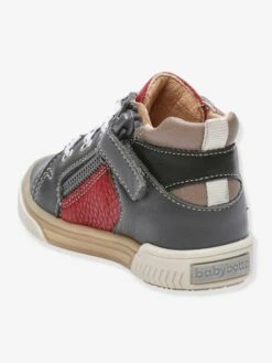 Bottillons Sneakers Cuir Bébé Garçon Atchoum Babybotte® Rouge - Babybotte -Pampero Boutique bottillons sneakers cuir bebe garcon atchoum babybotte 2