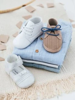 Bottillons Souples Bébé à Lacets Nouveau Né Blanc - Vertbaudet -Pampero Boutique bottillons souples bebe a lacets nouveau ne 5
