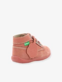 Bottines Cuir Bébé Fille Bonbon KICKERS® 1ers Pas Rose Clair - Kickers -Pampero Boutique bottines cuir bebe fille bonbon kickers 1ers pas 3