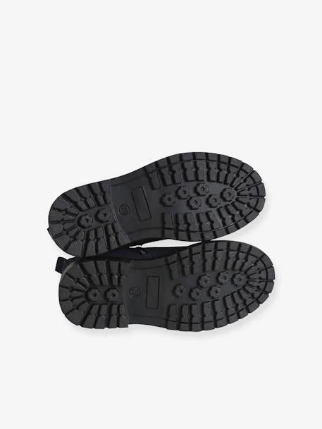 Bottines Cuir Fille Lacées, Zippées Et élastiquées Bleu Marine - Vertbaudet 8 Bottines Cuir Fille Lacées, Zippées Et élastiquées Bleu Marine - Vertbaudet – Image 6