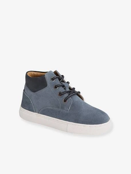 Bottines Cuir Garçon Lacées Et Zippées Marine Clair - Vertbaudet 3 Bottines Cuir Garçon Lacées Et Zippées Marine Clair - Vertbaudet