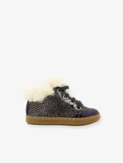 Bottines Fourrées Bébé Bouba Zip Hair Candy SHOO POM® Marine - Shoo-Pom