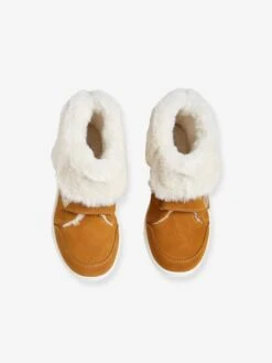 Bottines Fourrées Transformables En Cuir Fille Camel - Vertbaudet -Pampero Boutique bottines fourrees transformables en cuir fille 5