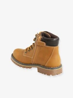 Bottines Garçon à Lacets + Glissière Kaki Fonce - Vertbaudet -Pampero Boutique bottines garcon a lacets glissiere 3