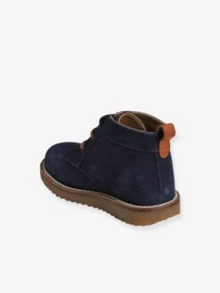 Bottines Lacées Cuir Bébé Bleu Marine - Vertbaudet -Pampero Boutique bottines lacees cuir bebe 7