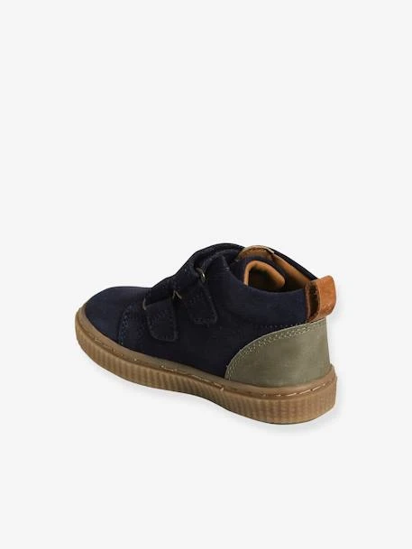 Bottines Scratchées Cuir Bébé Garçon Gris - Vertbaudet 5 Bottines Scratchées Cuir Bébé Garçon Gris - Vertbaudet – Image 3