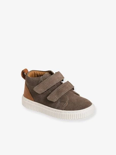 Bottines Scratchées Cuir Bébé Garçon Gris - Vertbaudet 8 Bottines Scratchées Cuir Bébé Garçon Gris - Vertbaudet – Image 6