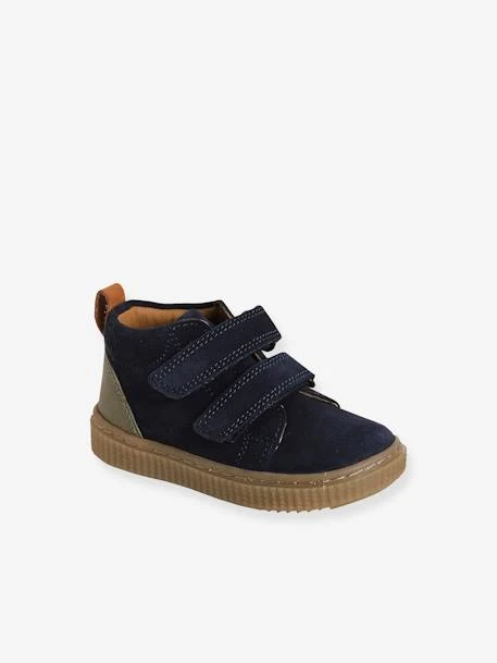 Bottines Scratchées Cuir Bébé Garçon Gris - Vertbaudet 3 Bottines Scratchées Cuir Bébé Garçon Gris - Vertbaudet