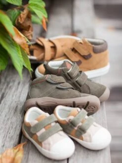 Bottines Scratchées Garçon Collection Maternelle Kaki - Vertbaudet -Pampero Boutique bottines scratchees garcon collection maternelle 1