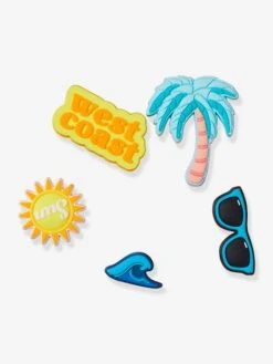Breloques Jibbitz™ West Coast Sandal Backer 5 Pack CROCS™ Multi Co - Crocs