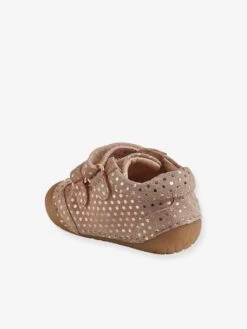 Chaussons 4 Pattes Bébé Fille En Cuir Rose - Vertbaudet -Pampero Boutique chaussons 4 pattes bebe fille en cuir 3