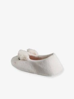 Chaussons Ballerine Intérieur Velours Enfant Rose Pâle - Vertbaudet -Pampero Boutique chaussons ballerine interieur velours enfant 3