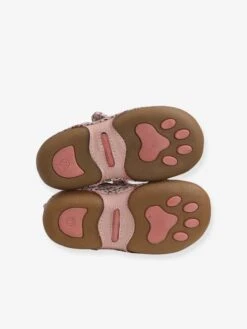 Chaussons Ballerines Bébé Fille En Toile Imprimée Rose Clair - Vertbaudet -Pampero Boutique chaussons ballerines bebe fille en toile imprimee 4