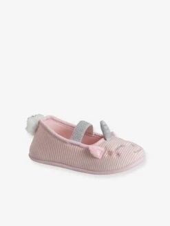 Chaussons Ballerines Enfant Licorne Rose - Vertbaudet