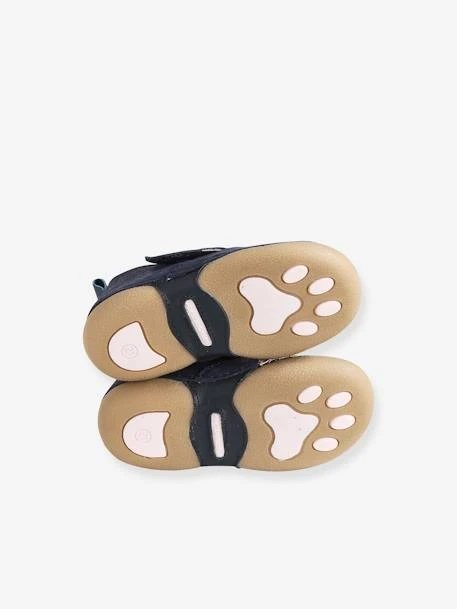 Chaussons Bébé Fille En Cuir Souple Bleu Marine - Vertbaudet 8 Chaussons Bébé Fille En Cuir Souple Bleu Marine - Vertbaudet – Image 6