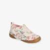 Chaussons Bébé Fille En Toile Imprimée Rose Fleurs - Vertbaudet 1 Chaussons Bébé Fille En Toile Imprimée Rose Fleurs - Vertbaudet -Pampero Boutique chaussons bebe fille en toile imprimee