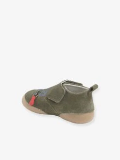 Chaussons Bébé Garçon En Cuir Kaki - Vertbaudet -Pampero Boutique chaussons bebe garcon en cuir 5