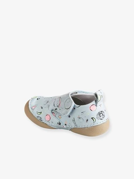 Chaussons Bébé Garçon En Cuir Détails Phosphorescents Bleu - Vertbaudet 7 Chaussons Bébé Garçon En Cuir Détails Phosphorescents Bleu - Vertbaudet – Image 5