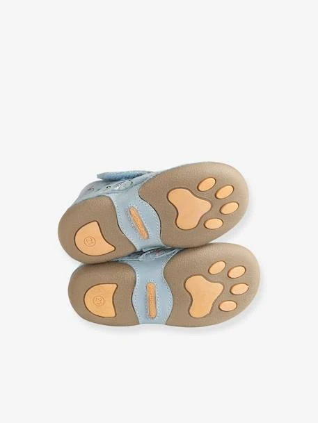 Chaussons Bébé Garçon En Cuir Détails Phosphorescents Bleu - Vertbaudet 8 Chaussons Bébé Garçon En Cuir Détails Phosphorescents Bleu - Vertbaudet – Image 6